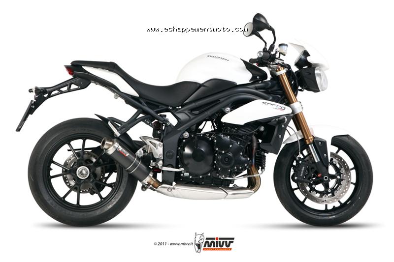 echappement moto TRIUMPH Speed triple 1050 2011 MIVV ROUND GP T012L2S_a